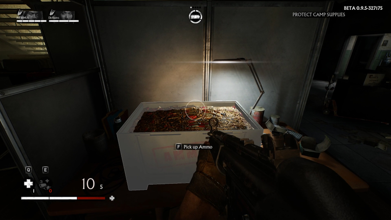 One of the many ammunition boxes in the wave based survival mode.